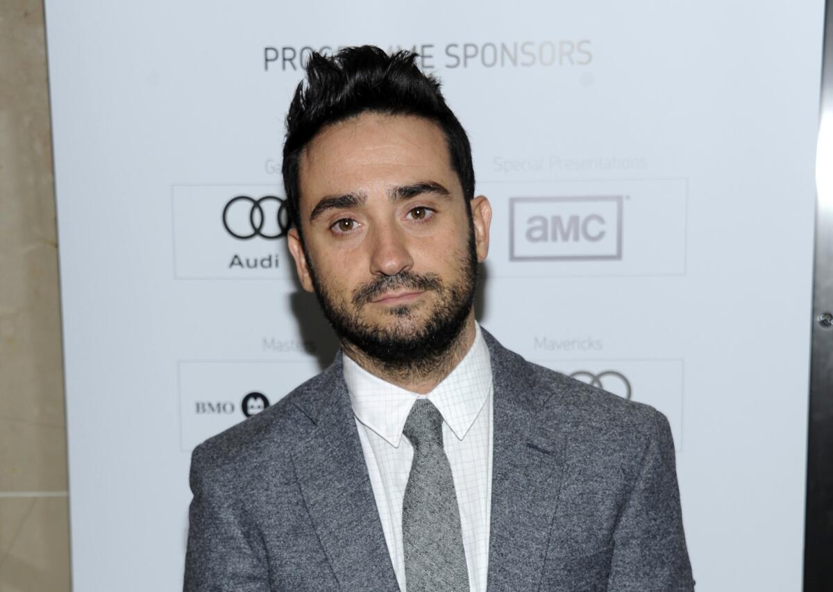 J.A. Bayona poses for a photo at the premiere of "The Impossible" at the Toronto International Film Festival on Sept. 9, 2012.