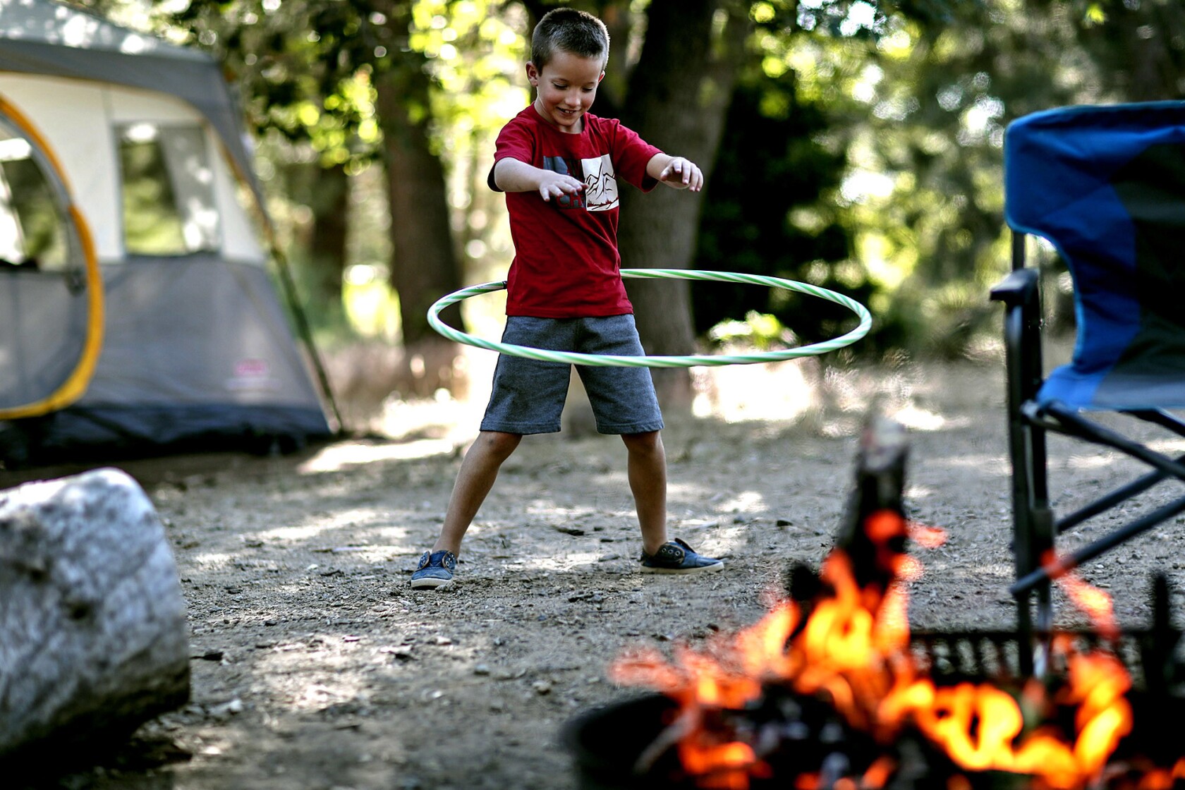 Weekend Getaways 7 Great Camping Sites Within Driving Distance Of L A Los Angeles Times - roblox campfire gear