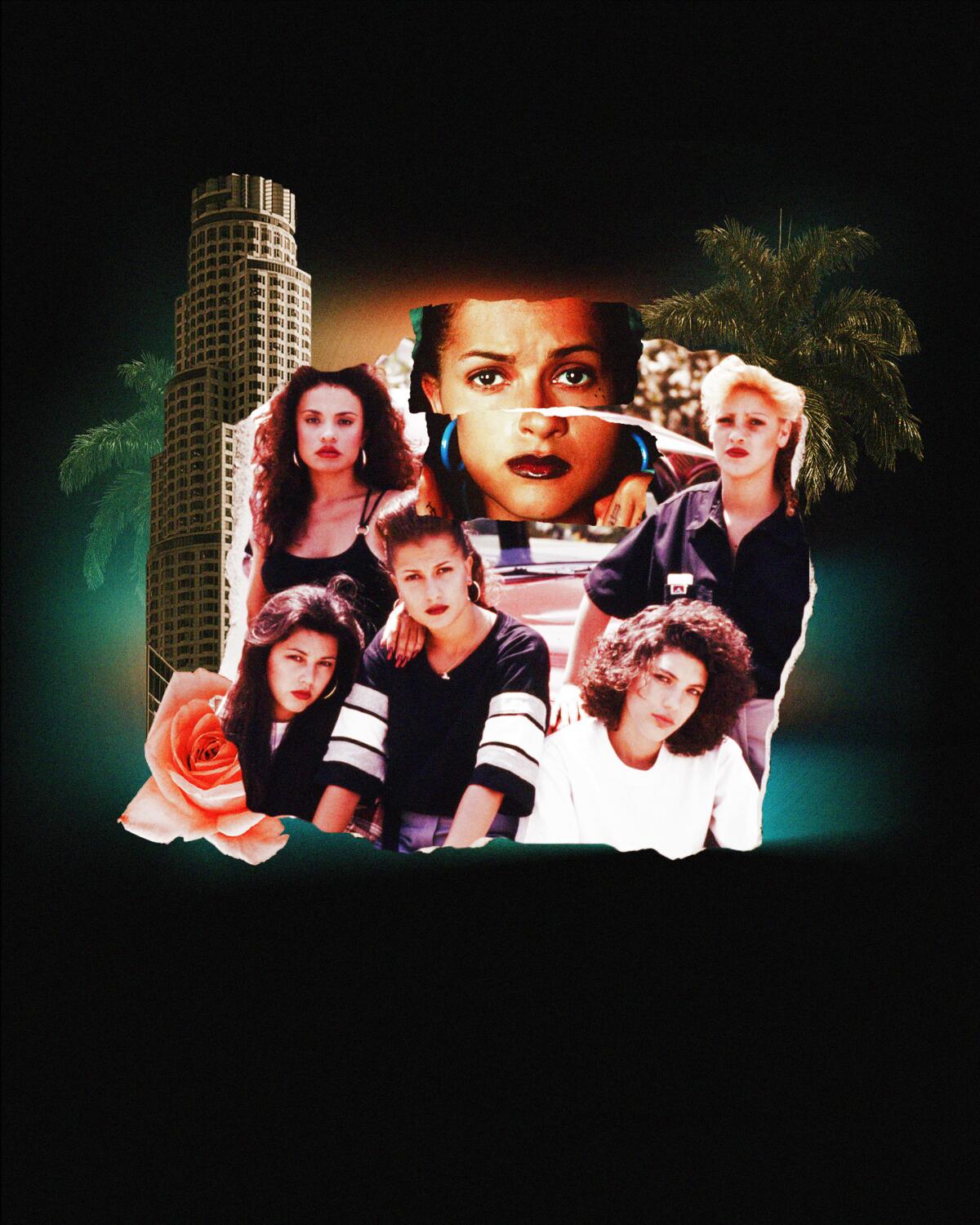 'Mi Vida Loca' cast in a collage