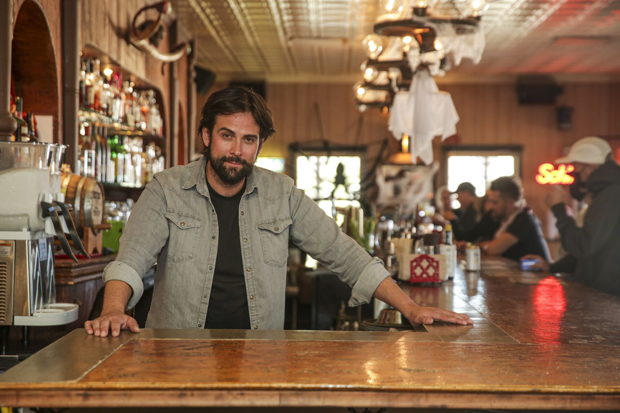 Jean Michel Alperin helped to revitalize the historic Red Dog Saloon in Pioneertown, which reopened in August 2020.