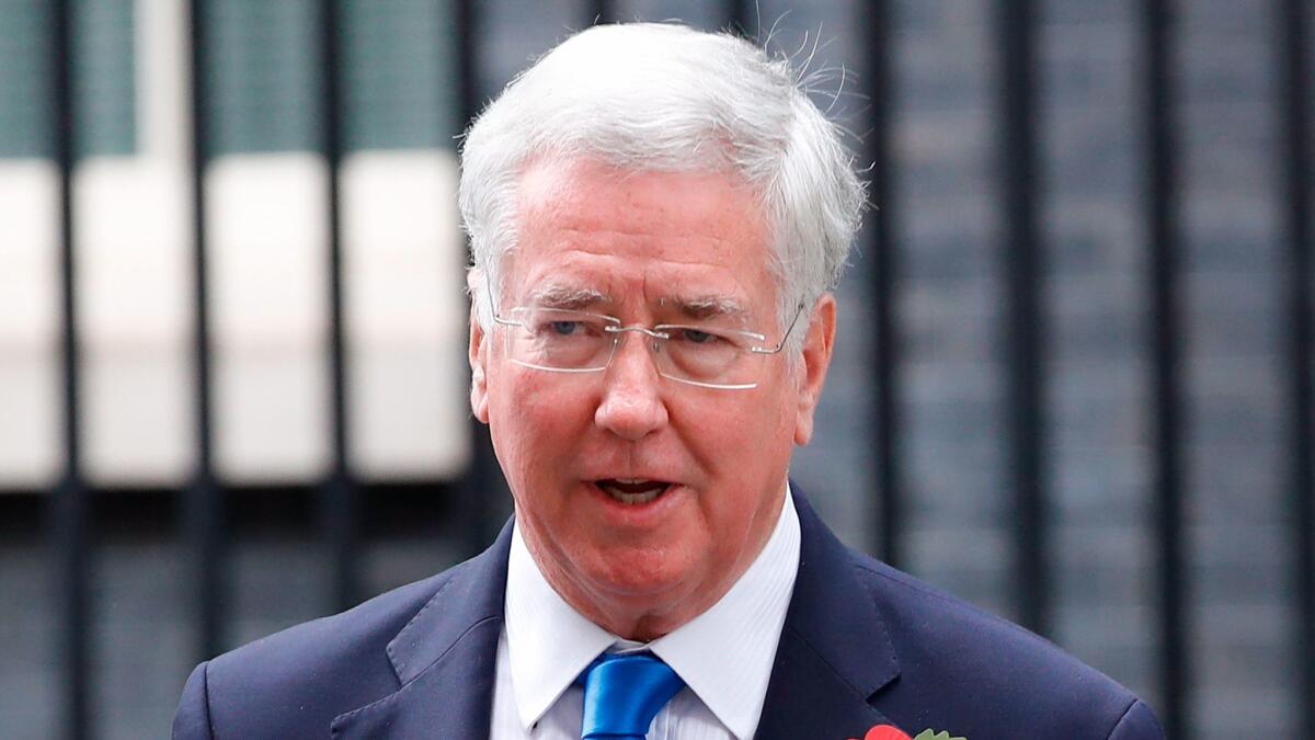 Michael Fallon resigned as Britain's defense secretary amid a wide-ranging sexual harassment scandal.