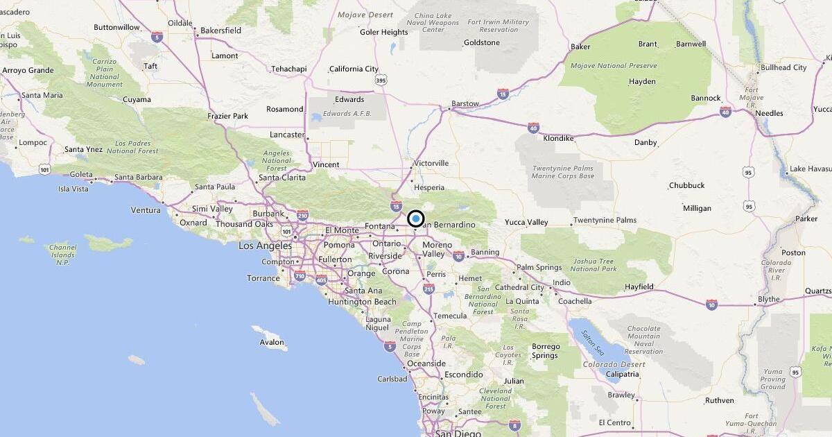 Earthquake: 3.2 quake strikes near Muscoy - Los Angeles Times