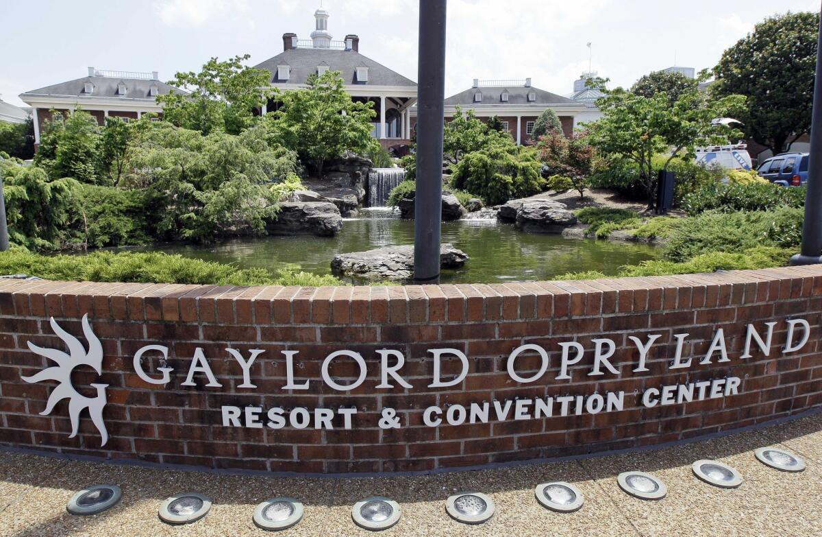 The Gaylord Opryland Resort and Convention Center in Nashville, a Marriott International Hotel, was accused of jamming conference attendees'own Wi-Fi networks, forcing them to pay to use the hotel's own connection.