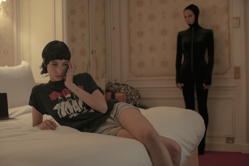Devon Ross and Alicia Vikander in the HBO series "Irma Vep."