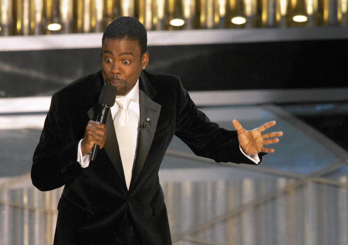 Chris Rock's pointed monologue in his first time as Oscars host caused discomfort in 2005.
