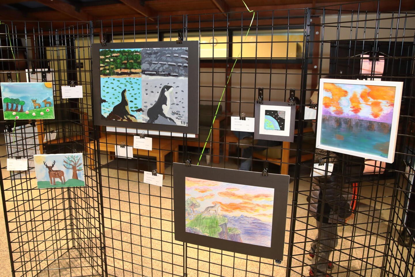 SD County student art work on display at the Del Mar Town Hall
