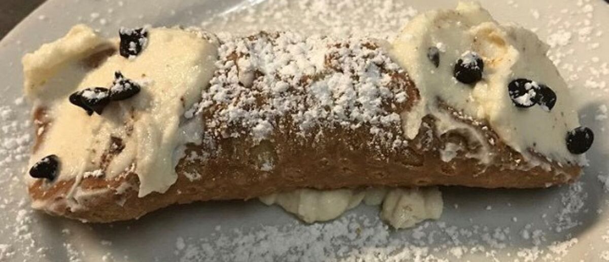 Homemade Cannoli