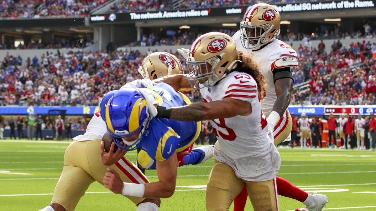 How to watch 49ers at Rams on October 30, 2022