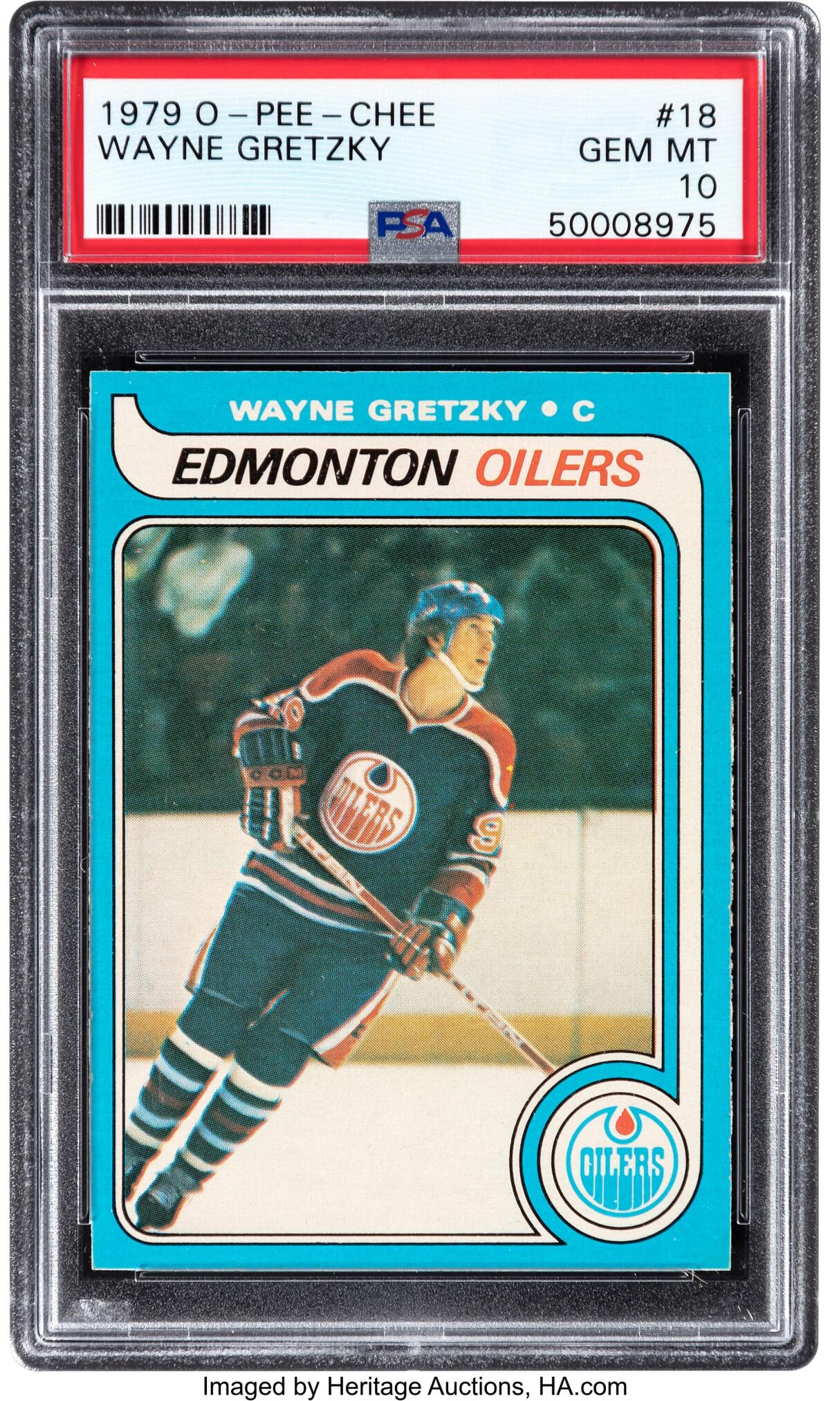 Why Wayne Gretzky rookie card fetched $1.29 million at auction - Los  Angeles Times