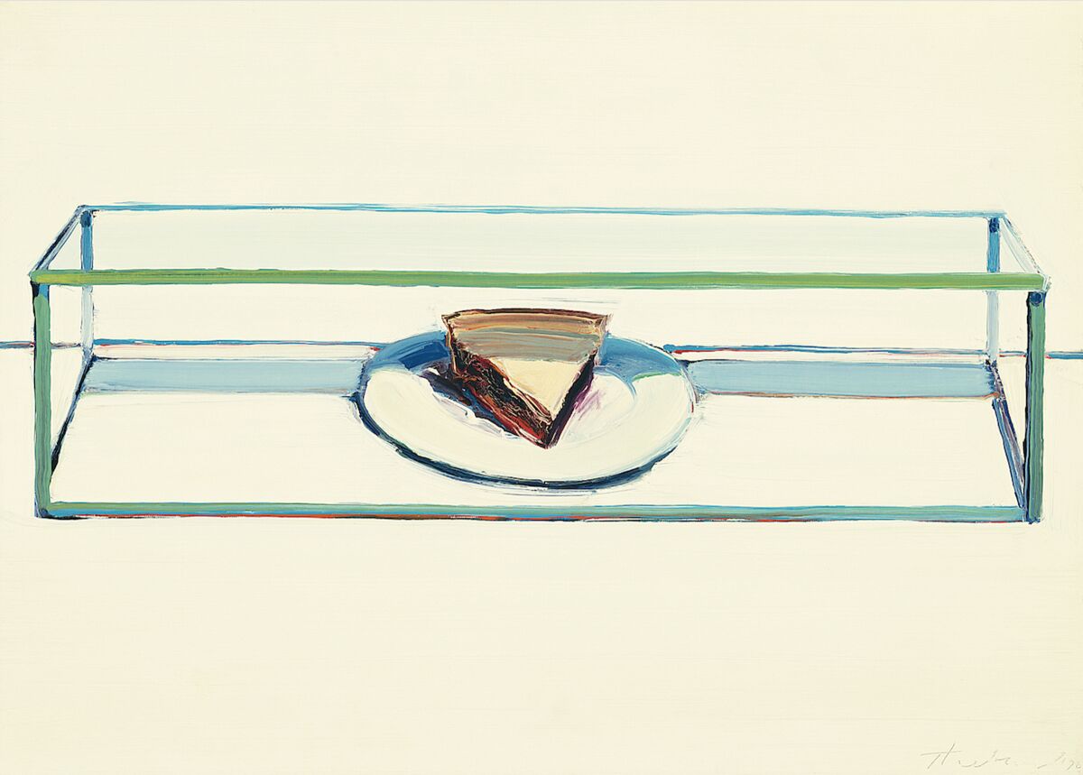 “Caged Pie” (1962), Wayne Thiebaud, San Diego Museum of Art