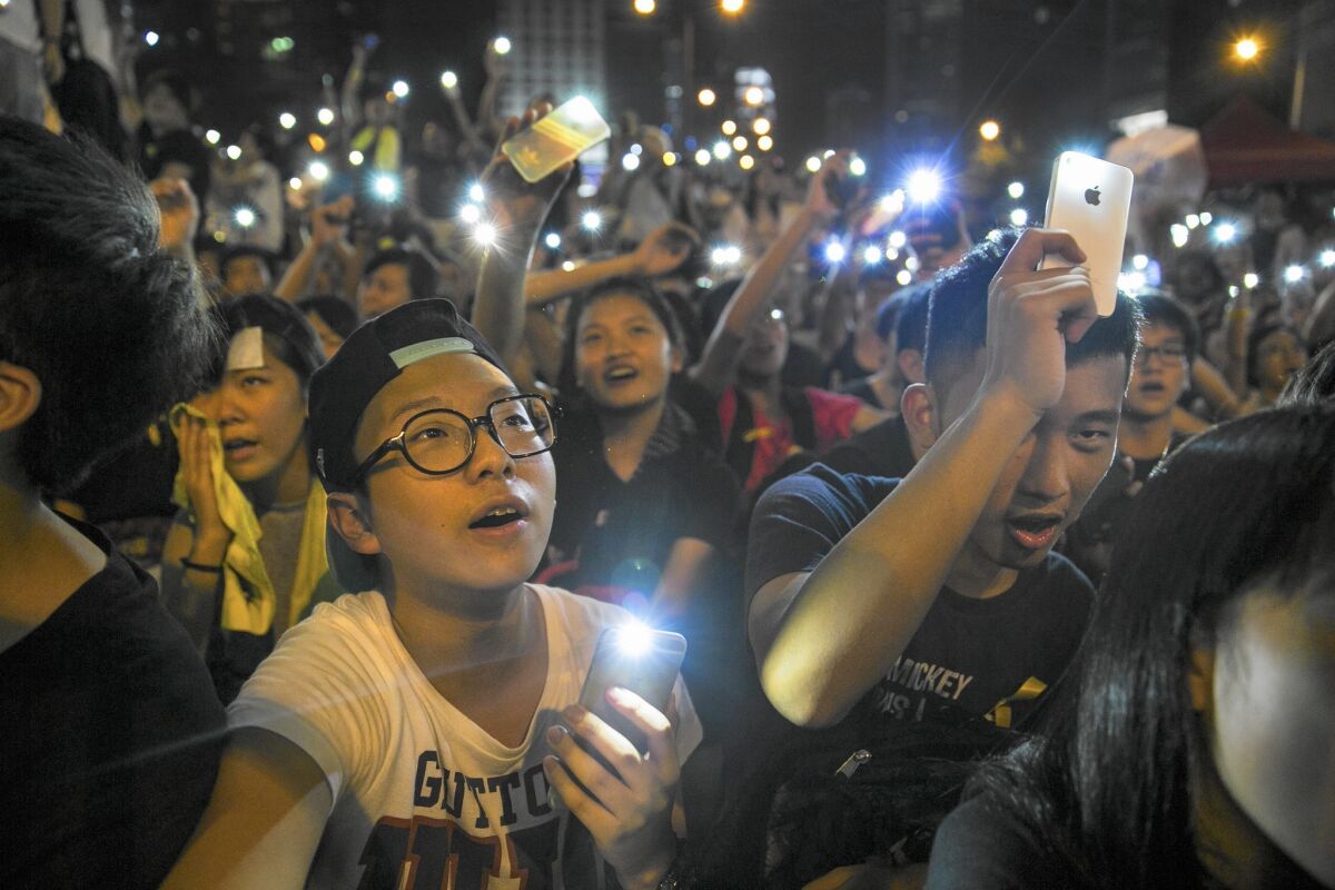 Thousands of pro-democracy supporters in Hong Kong last fall took to the streets to protest for 10 weeks.
