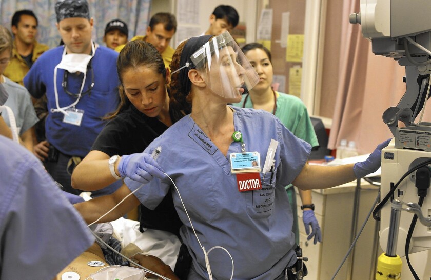 Since Obamacare, L.A. County ER visits show hospitals in 'state of flux' Los Angeles Times