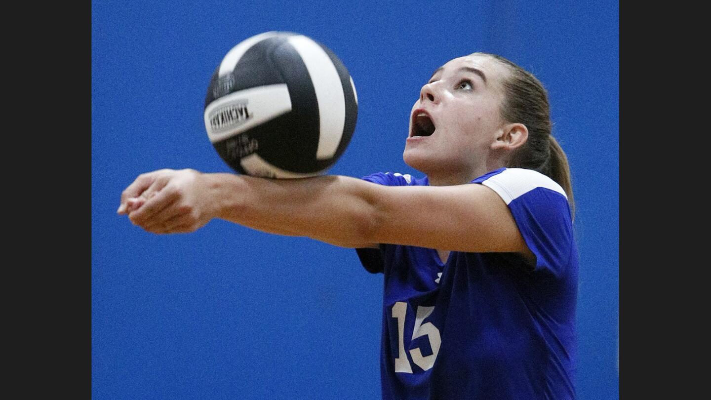 Photo Gallery: St. Monica Academy vs. International School of Los Angeles in International League girls' volleyball