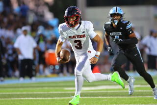 Palos Verdes quarterback Ryan Rakowski had three touchdowns running and two passing in win over Carson.
