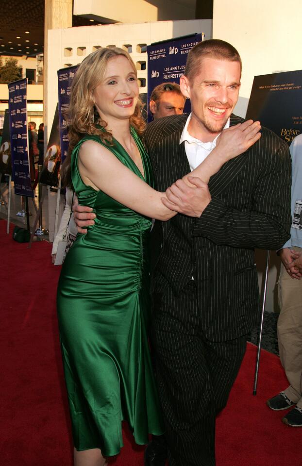 Julie Delpy and Ethan Hawke in 2004