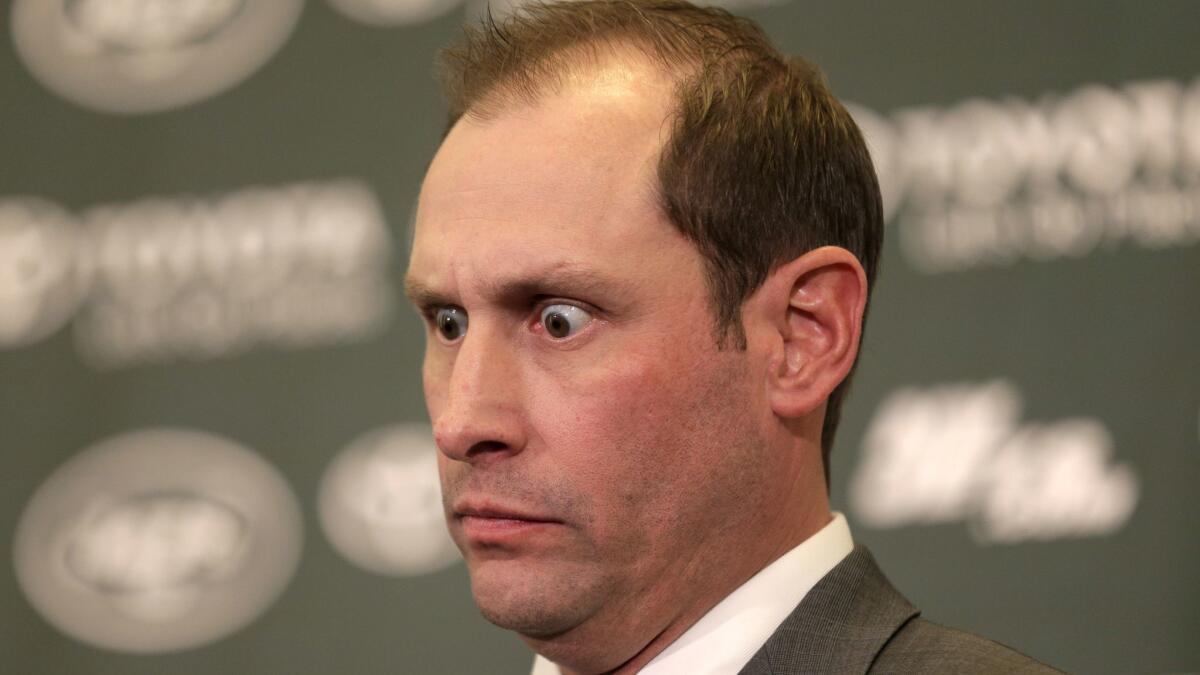 Adam Gase is introduced as the head coach of the New York Jets.