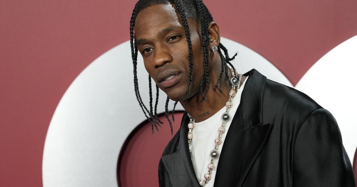 Rapper Travis Scott arrested on disorderly intoxication cost, trespassing in Florida