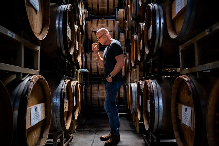 Lance Winters, the master distiller and president of St. George Spirits, a craft distillery in Alameda, Calif.
