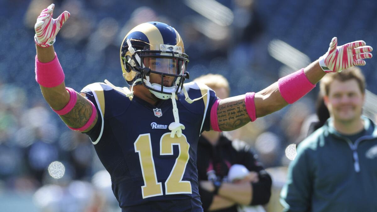 St. Louis Rams wide receiver Stedman Bailey played a big role in the team's upset win over the Seattle Seahawks on Sunday.