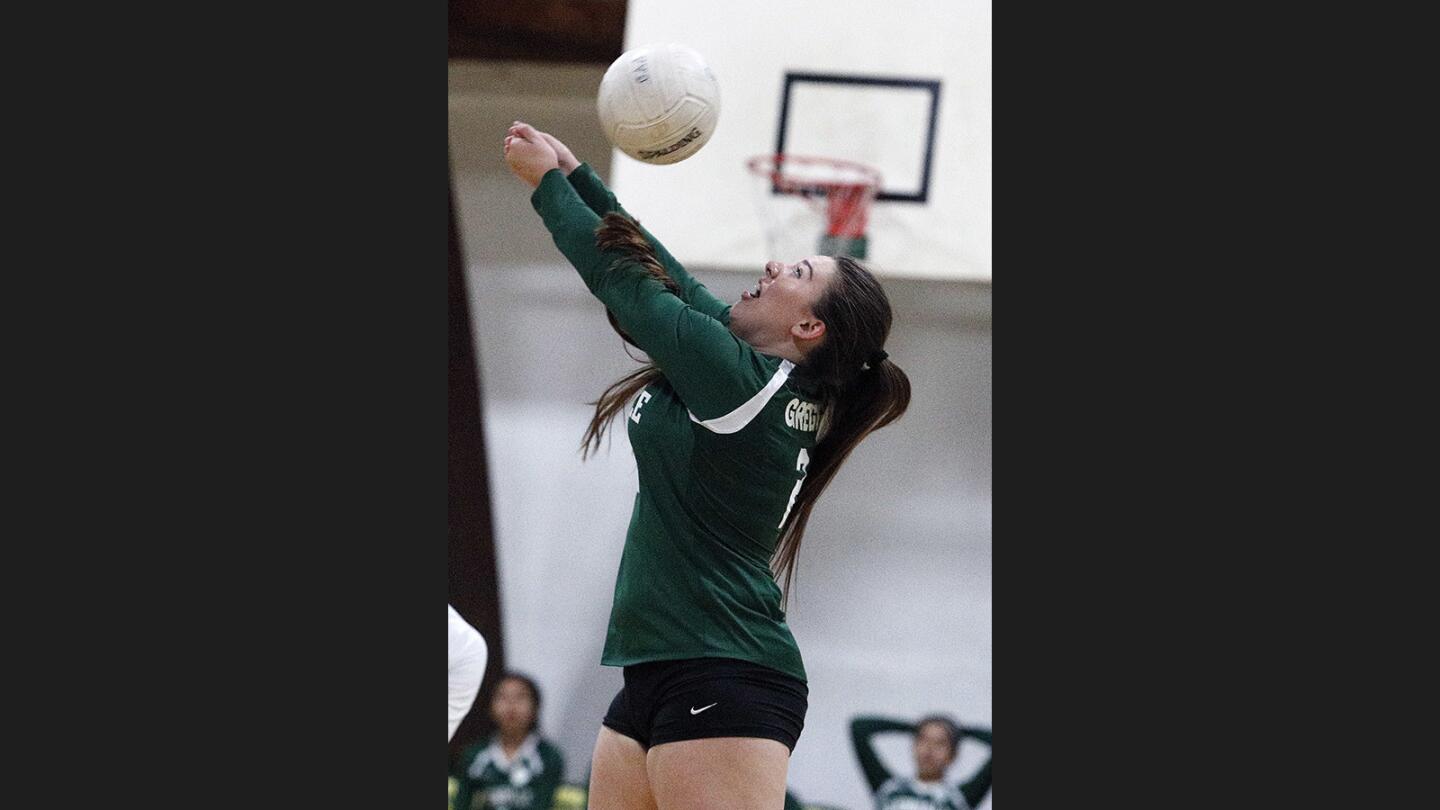 Photo Gallery: Glendale Adventist Academy vs. Providence in Liberty League girls' volleyball