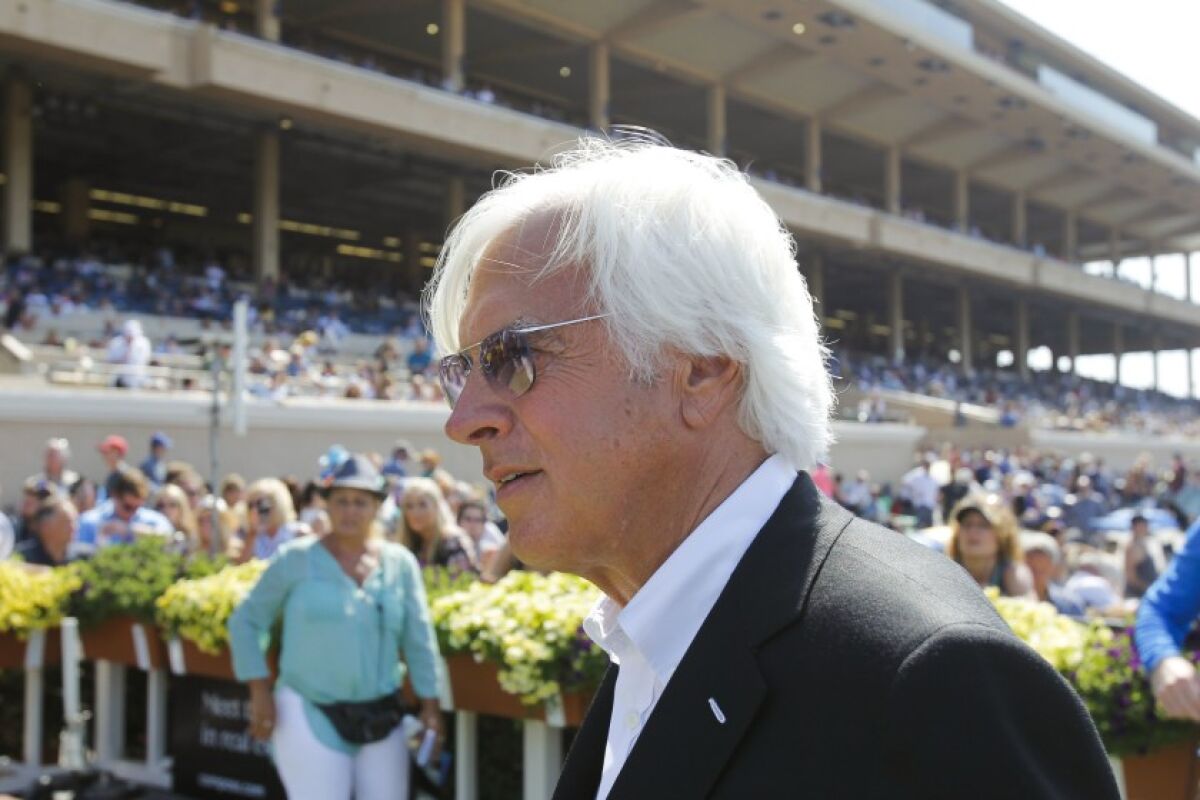 Trainer Bob Baffert calls Bowl of Soul “a really sweet filly. It’s been pretty tough around the house.”