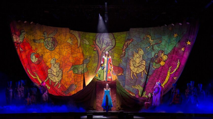 Ace Young and Diana DeGarmo in "Joseph and the Amazing Technicolor Dreamcoat."