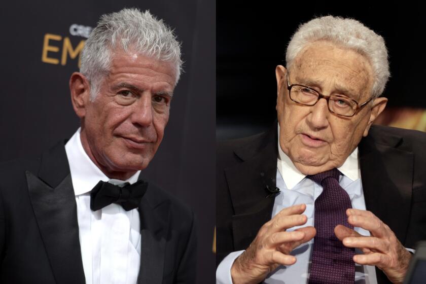 Anthony Bourdain's scathing remarks about Henry Kissinger go viral in the wake of the foreign policy figure's death.