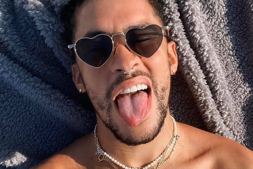 El boricua Bad Bunny en una imagen reciente de sus cuentas en las redes sociales.