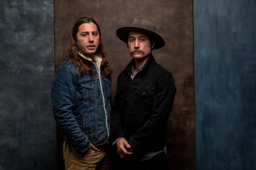 PARK CITY, UTAH - JANUARY 24: Directors Bill Ross and Turner Ross from the documentary, “Bloody Nose, Empty Pockets,” photographed in the L.A. Times Studio at the Sundance Film Festival on Friday, Jan. 24, 2020 in Park City, Utah. (Jay L. Clendenin / Los Angeles Times)