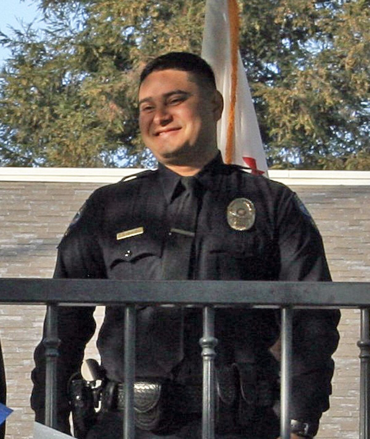 A police officer in uniform