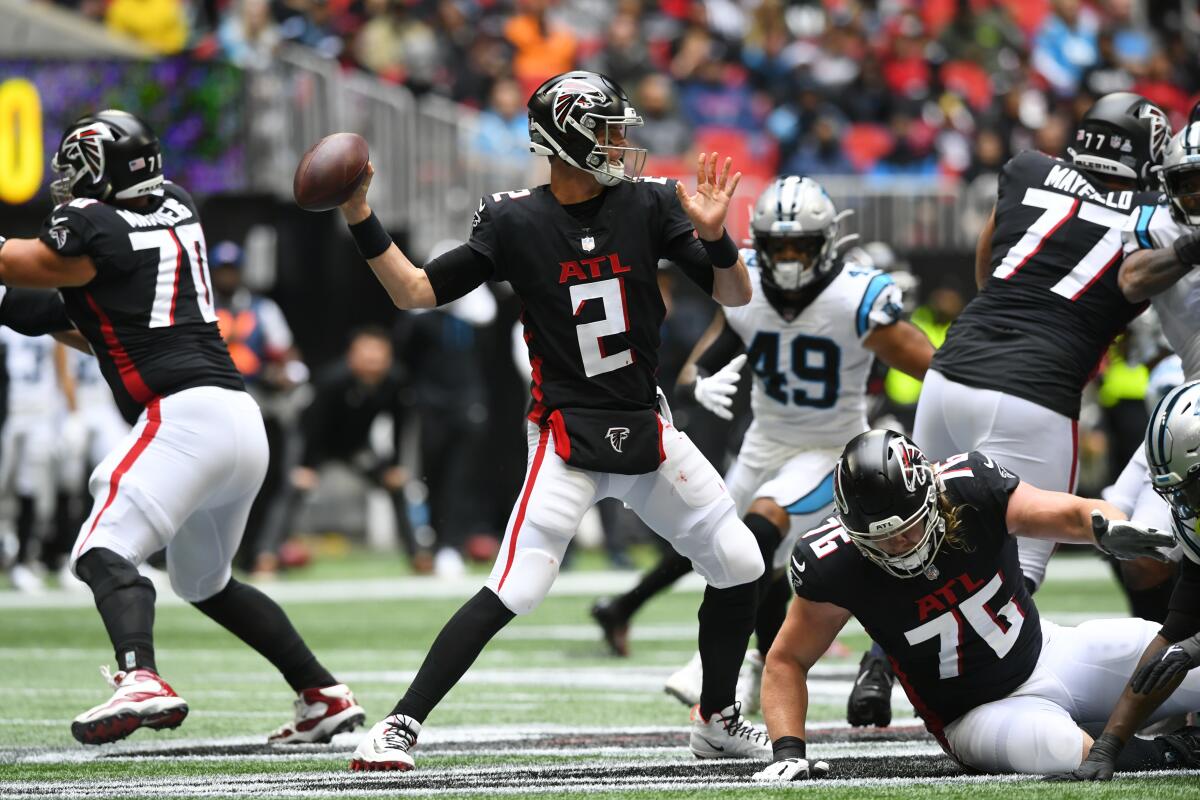 Falcons deal with loss of Ridley, lack of deep pass threat - The San Diego  Union-Tribune