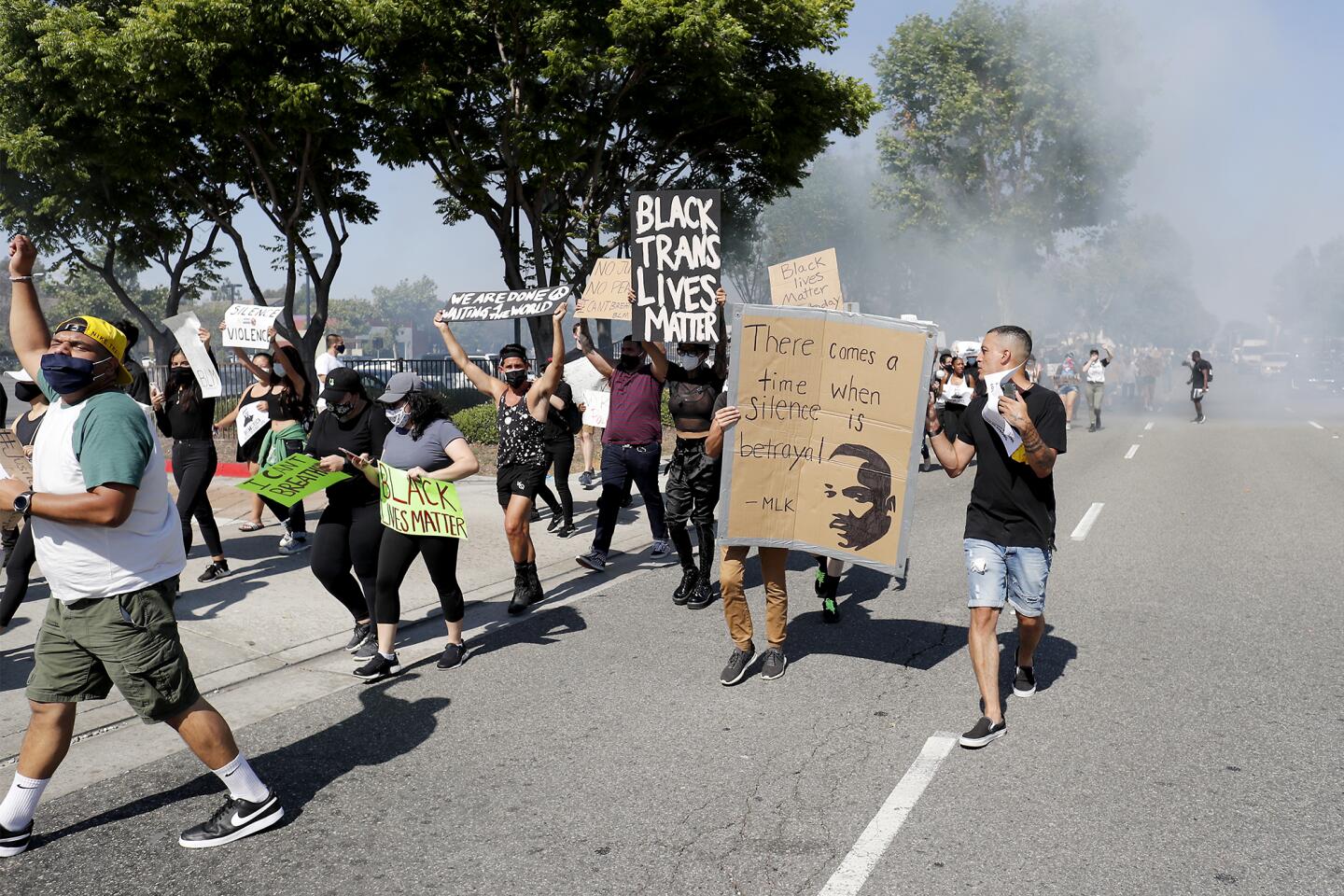 Garden Grove Black Lives Matter protest