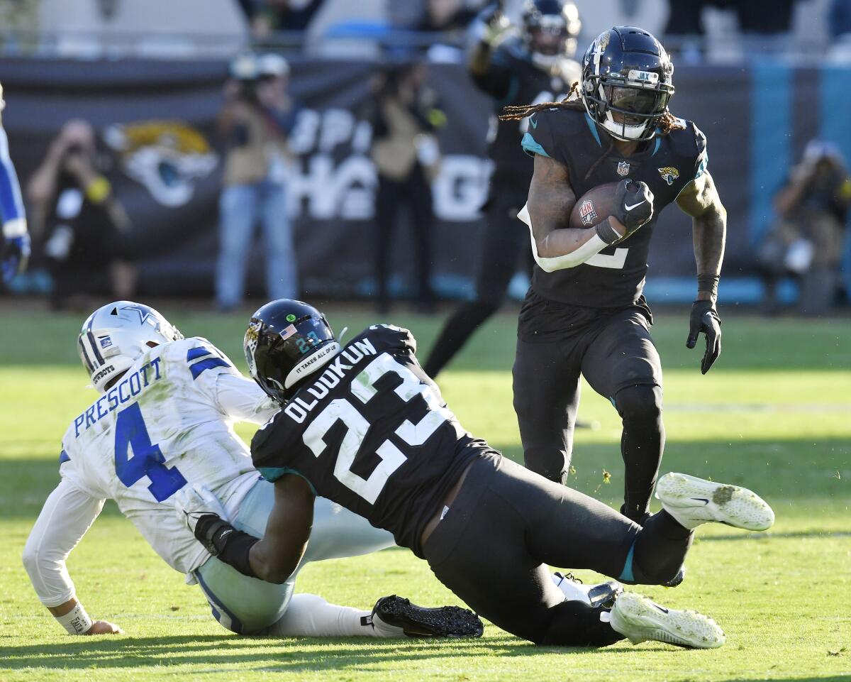 Prescott laments 2nd-half picks that prove costly at Jags - The San Diego  Union-Tribune