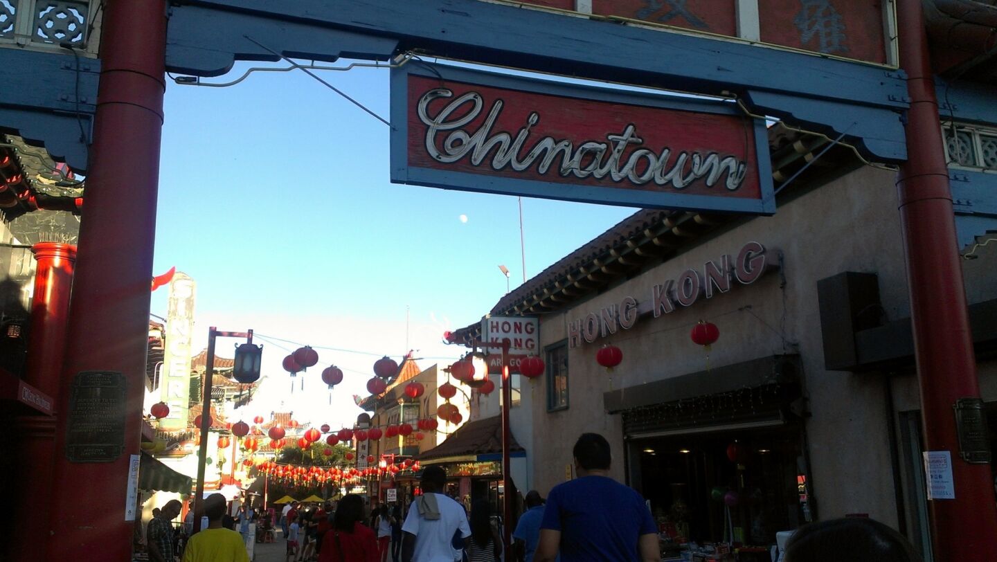 Music, food and arts workshops and demos draw crowds to Chinatown's plazas.