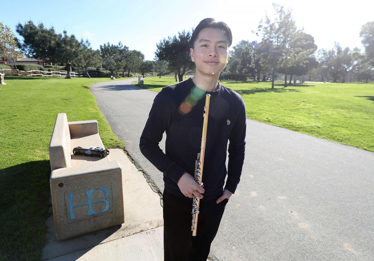 Flute player Khoi Dinh is entering his first season with Kontrapunktus.