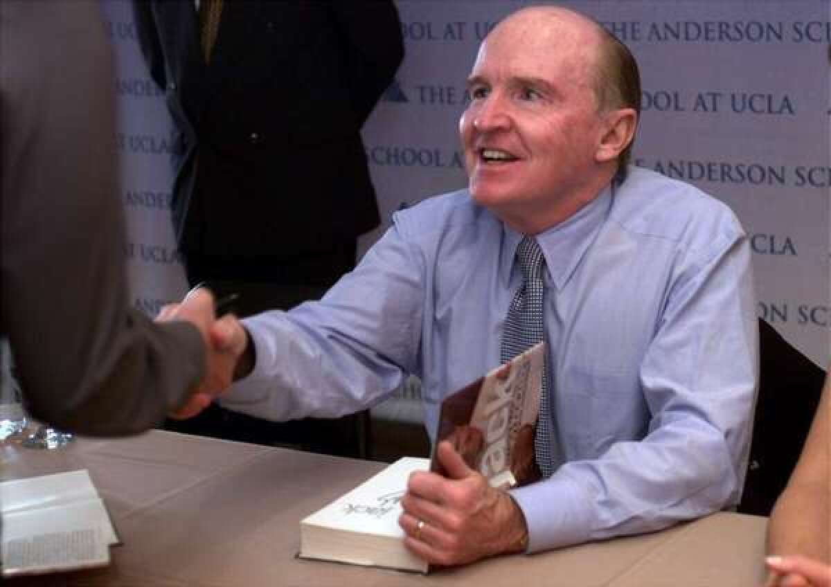 Former General Electric Co. chief executive Jack Welch reportedly paid $100 million to resolve 2003 divorce with his wife, Jane.
