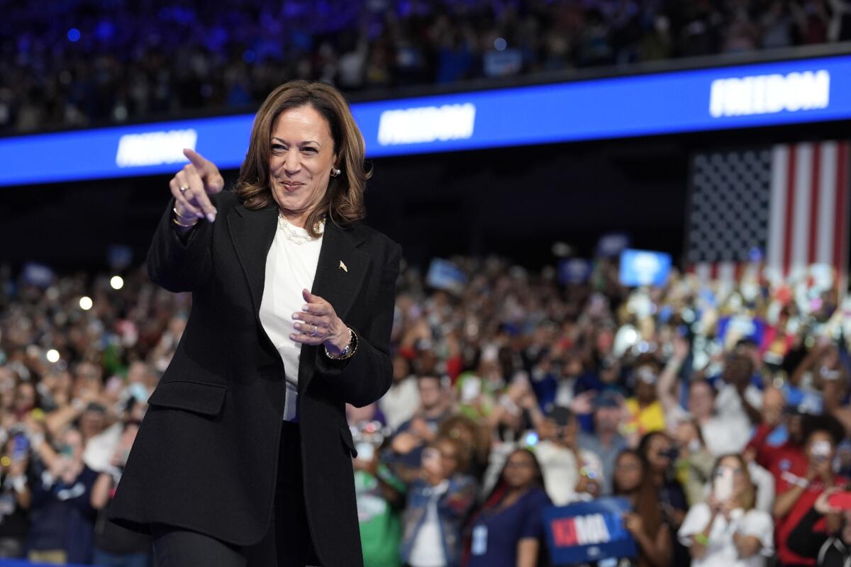 Democratic presidential nominee Vice President Kamala Harris.