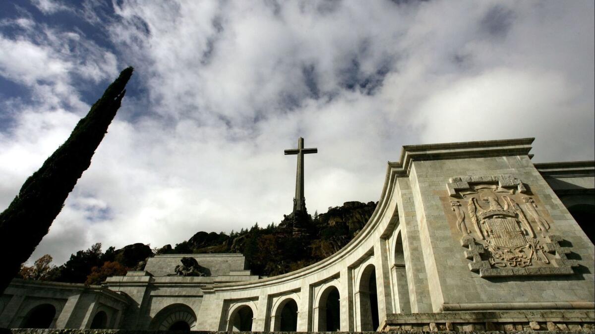 The basilica of the Valle de los Caidos, or the Valley of the Fallen, a monument to the Franco loyalists who died during the Spanish Civil War.