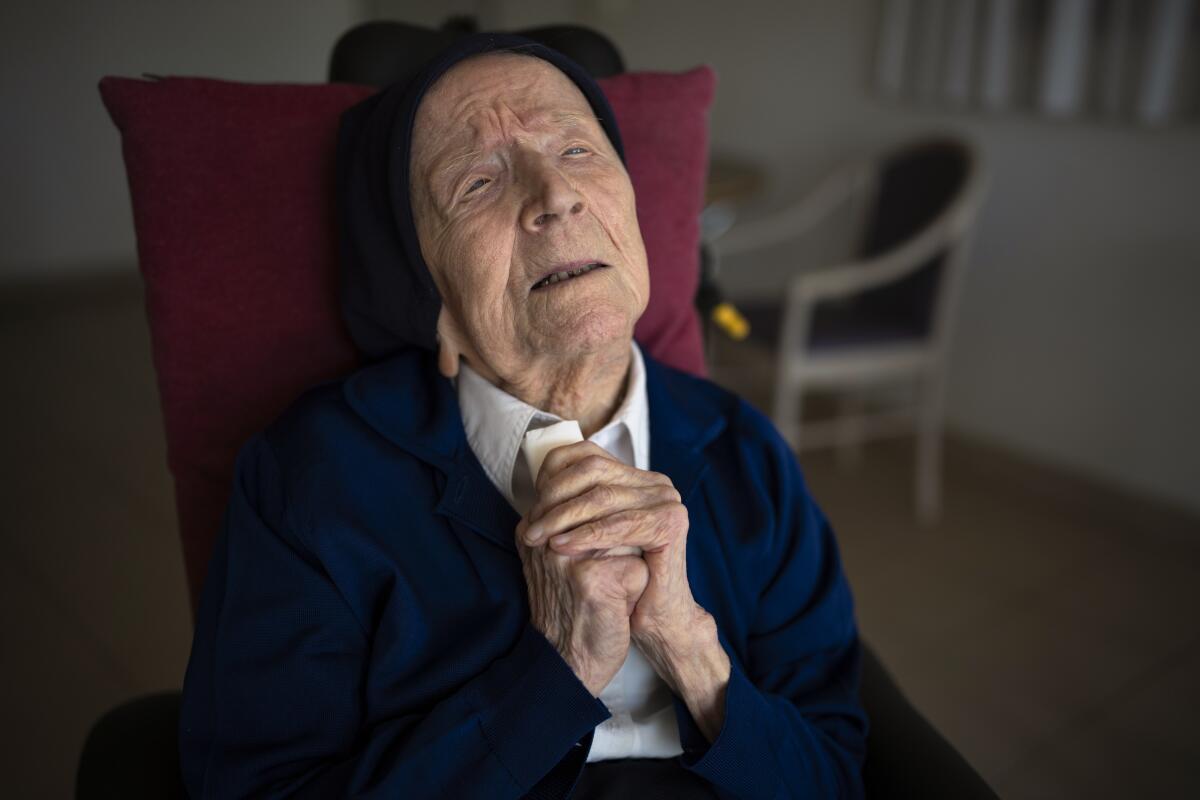 French nun Sister Andre, world’s oldest known person