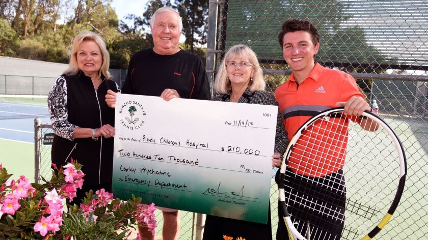 Rancho Santa Fe Tennis Club Nets Big Contribution For Rady