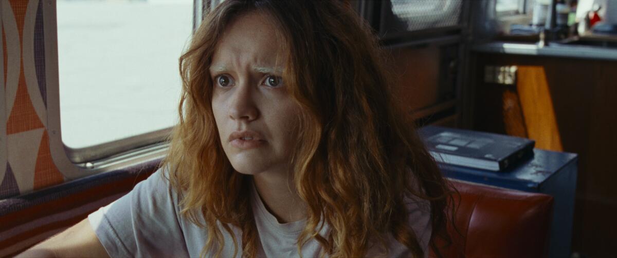 Olivia Cooke portrays the girlfriend determined to do the right thing in the movie "Sound of Metal."