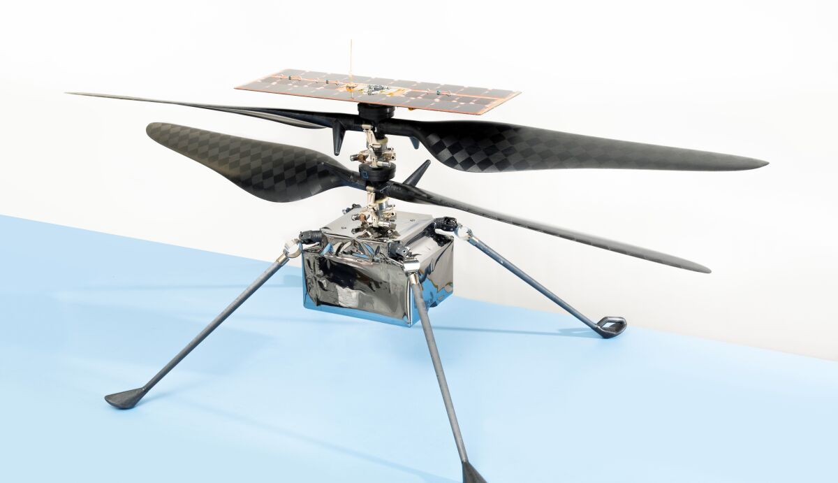 NASA's Ingenuity helicopter is slated to arrive on Mars on Thursday.