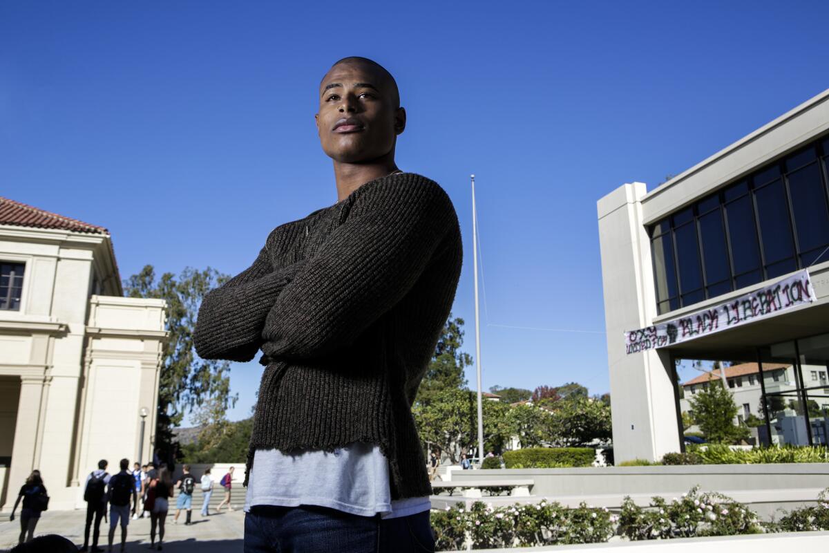 Alton Luke II, an African American student at Occidental College, says he has been criticized for not joining the school's diversity movement. “It’s not a healthy environment," he says.