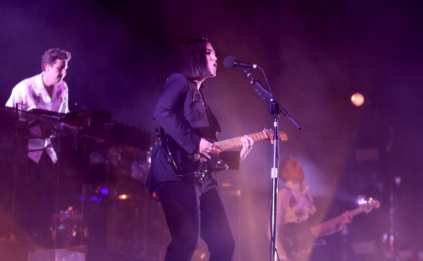 The xx performs at the Coachella Valley Music and Arts Festival in Indio last Friday.