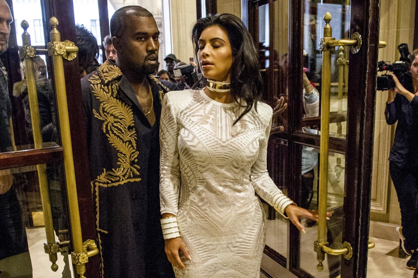 Kim Kardashian and Kanye West