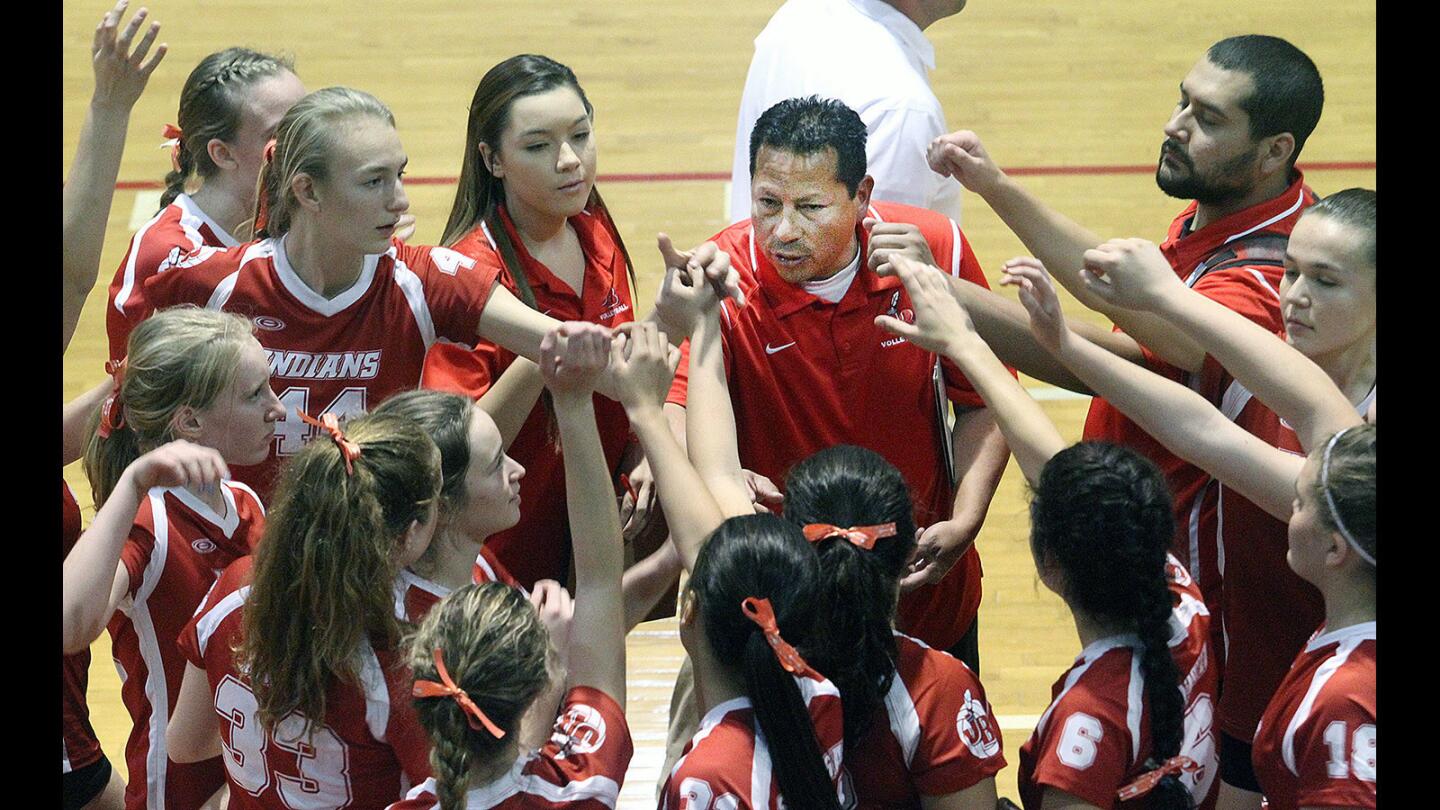 Photo Gallery: Burroughs girls volleyball advances passed CIF 2nd round against Bonita