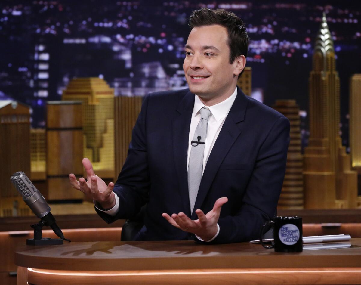 Jimmy Fallon during "The Tonight Show Starring Jimmy Fallon."