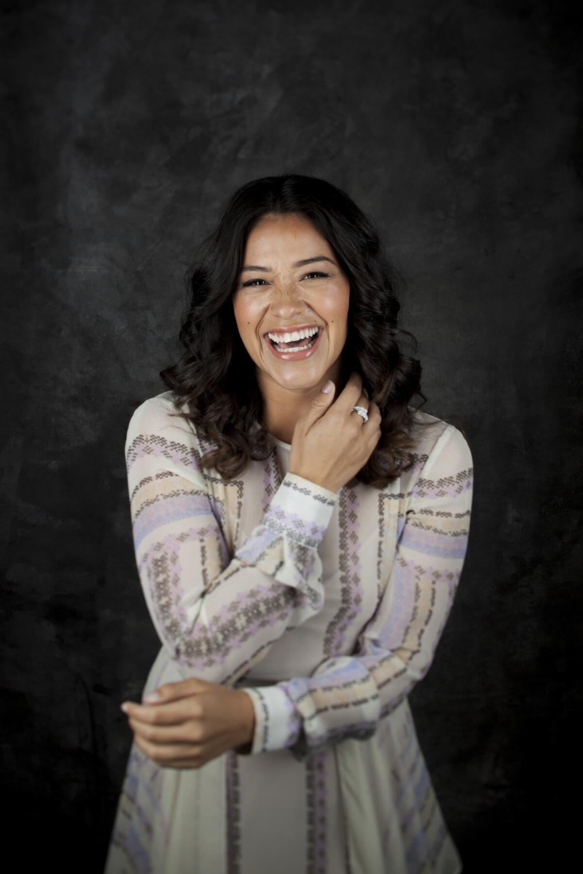 Gina Rodriguez, from the CW's "Jane the Virgin," is photographed at the Fairmont Miramar Hotel and Bungalows in Santa Monica on March 30, 2015.