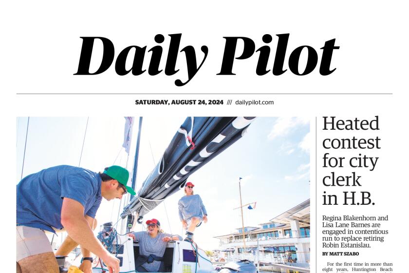 Front page of the Daily Pilot e-newspaper for Saturday, Aug. 24, 2024.