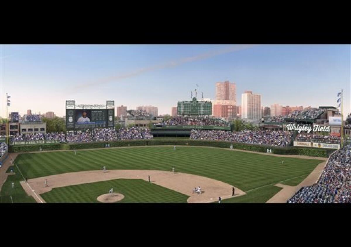 Missing ivy will grow back at Wrigley